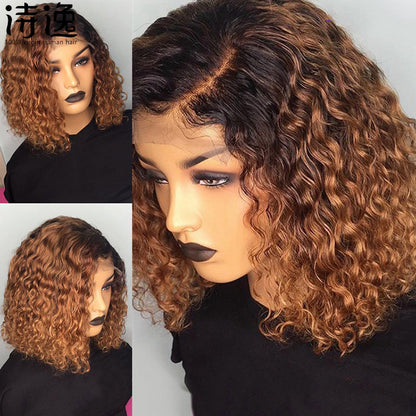 Short Glueless HD Lace Wig – Real Human Hair