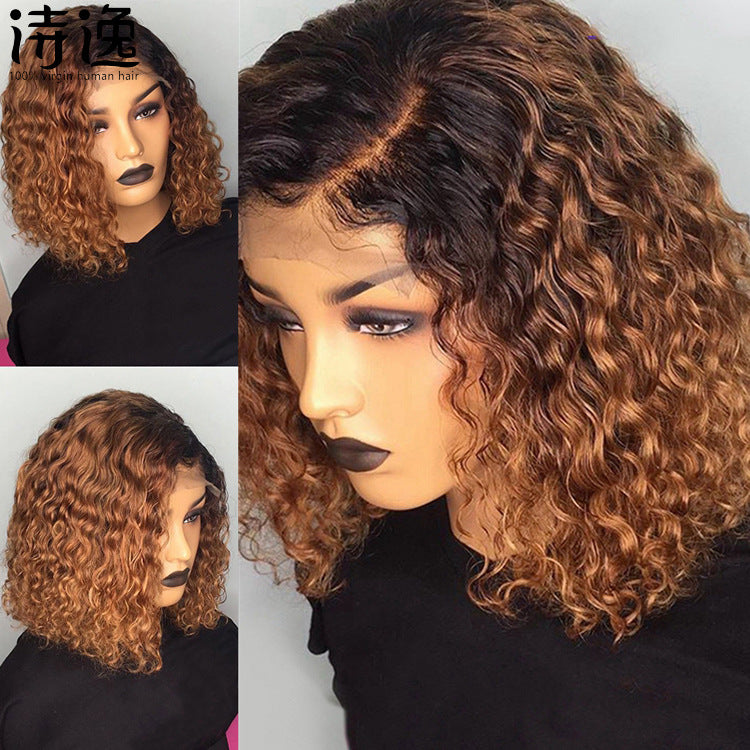 Short Glueless HD Lace Wig – Real Human Hair
