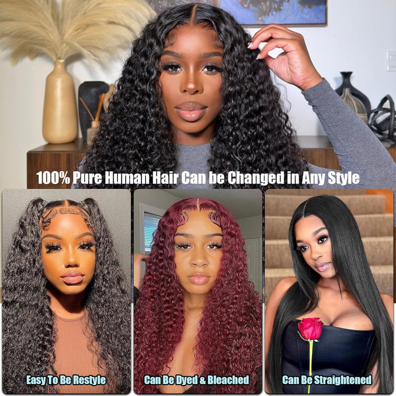 Deep Wave HD Lace Wig – Natural Hairline (Glueless)