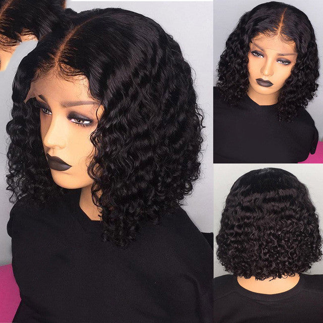 Short Glueless HD Lace Wig – Real Human Hair