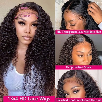 Deep Wave HD Lace Wig – Natural Hairline (Glueless)