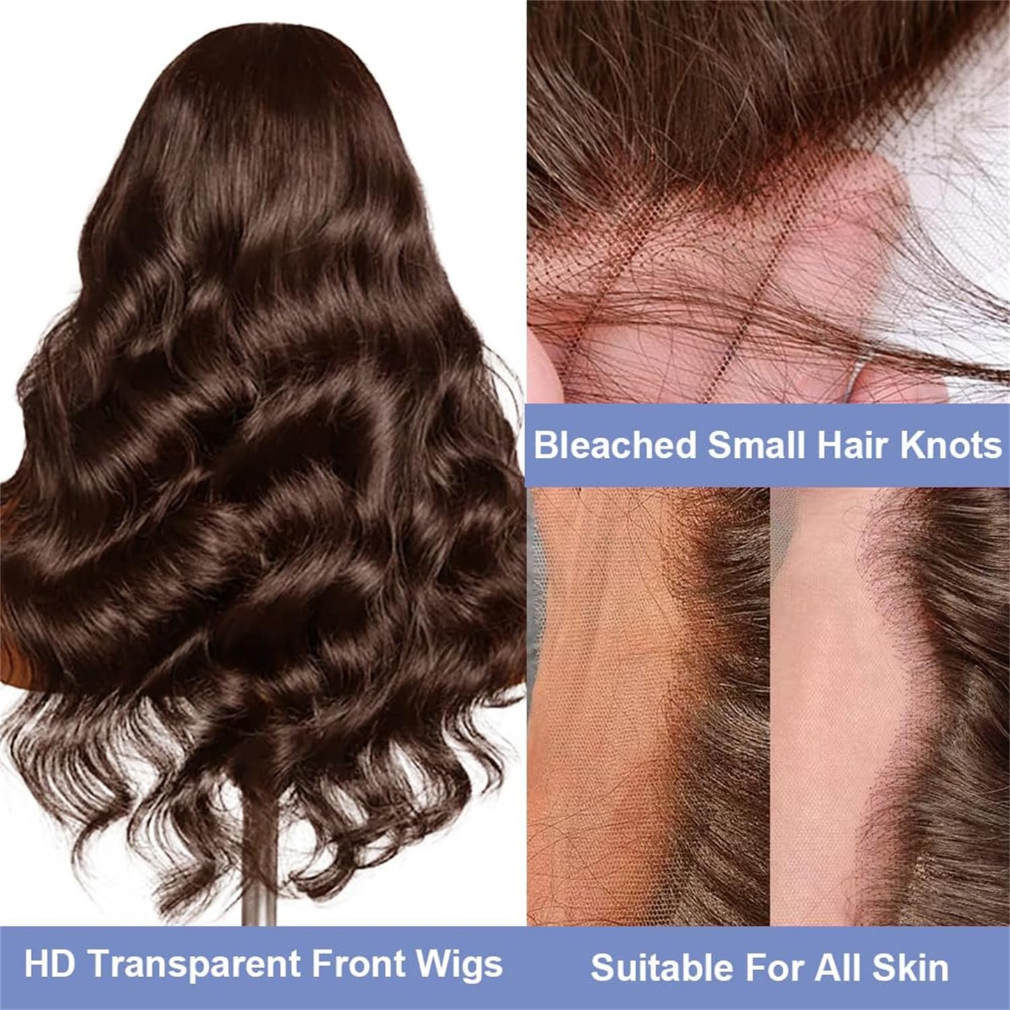 High Density Body Wave Wig – 100% Human Hair