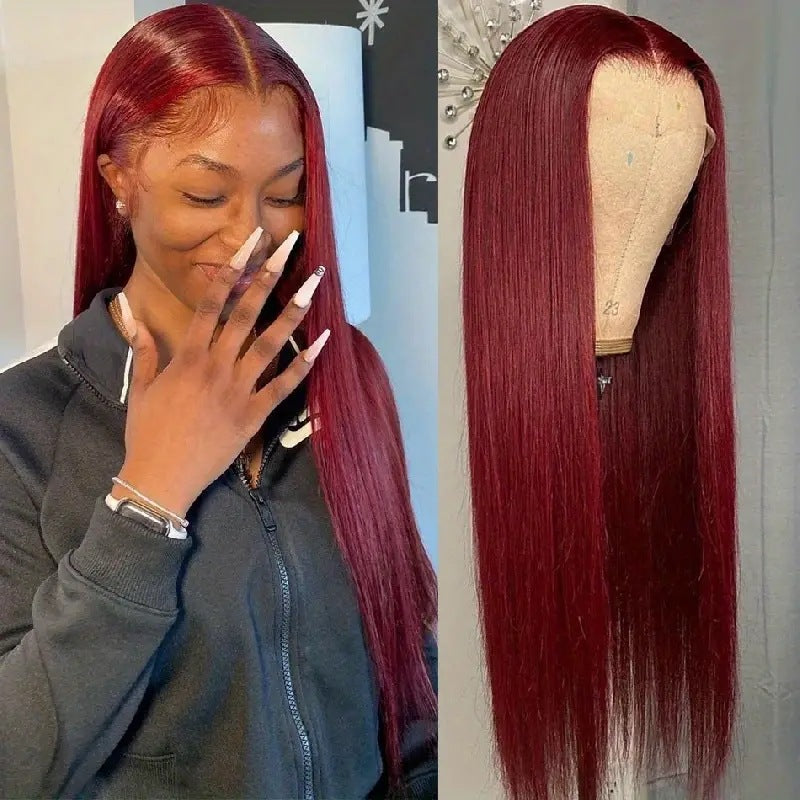 Luxury Straight HD Lace Wig – 100% Human Hair