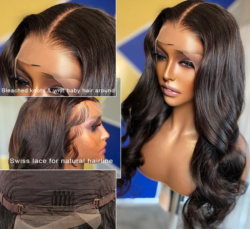 HD Body Wave Lace Wig – Premium Real Hair